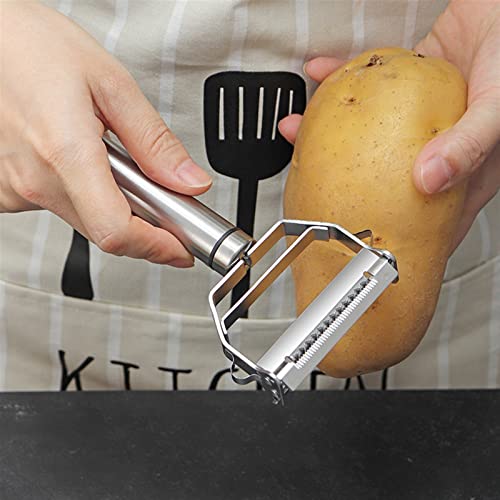 Mandolina multifuncional de acero inoxidable para frutas y verduras miniatura 5