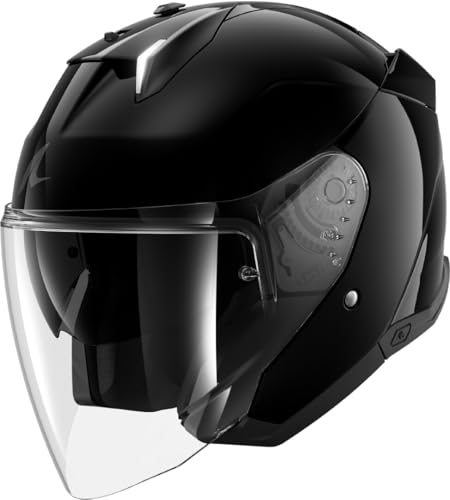 SHARK, Casque Moto Jet SKWAL i3 Jet Blank Black BLK, L