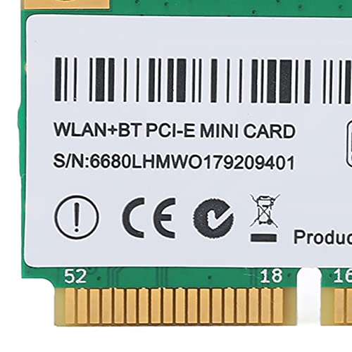 Tarjeta de Red Inalámbrica WiFi 6E Yosoo Health Gear, Adaptador Mini PCIE de Banda Triple (2.4 GHz / 5 GHz / 6 GHz) con Velocidad hasta 5374 Mbps y Bluetooth 5.3 para Laptop miniatura 7