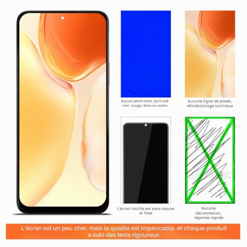 Écran de Rechange Honor 90 Lite 5G LCD Affichage Haute Précision CRT-NX1 - 6