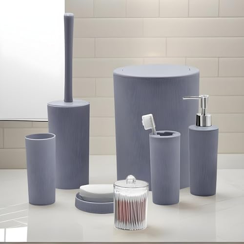 Cubo de basura para baño y dispensador higiénico que elimina el desorden del lavabo 3