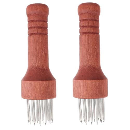 iplusmile 2 Pezzi Inteneritore Carne Aghi Acciaio Inossidabile Strumento Professionale per Bistecche Facile da e Conservare per Cucina