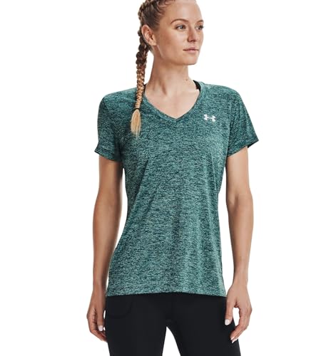Image of Under Armour Womens Tech V-Neck Twist Short-Sleeve T-Shirt