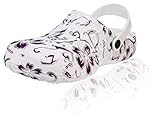  Damen Clogs Hausschuhe Badeschuhe (112B) Pantoffeln Pantoletten Schuhe Neu Farbe Lila, Größe 38 EU