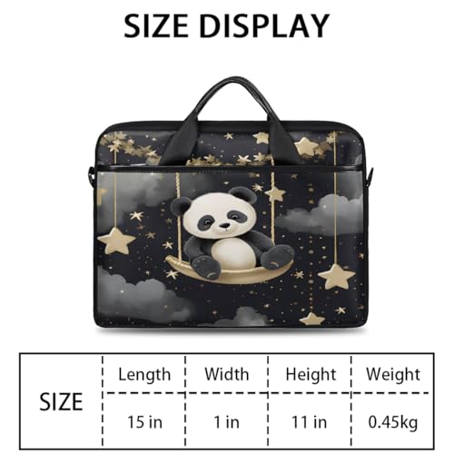 Bolso para portátil Cute Panda Starry Sky 15 pulgadas miniatura 2