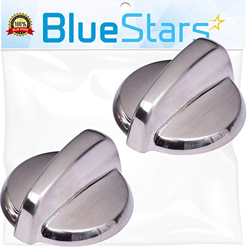Ultra Durable WB03T10325 Range METAL Knob Replacement Part by Blue Stars - Exact