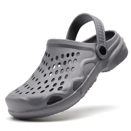Image of SECHRITE Clogs for Men Garden Shoes Water Sandals Mens Mules and Clogs Shower Slippers Waterproof Summer Slides