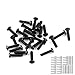 300pcs Set Screws Assortment Kit, M3 Alloy Steel Socket Screws Bolts, Assortment of Hex Nuts Washers, for Industrial & Home Appliance (B: Button Head)