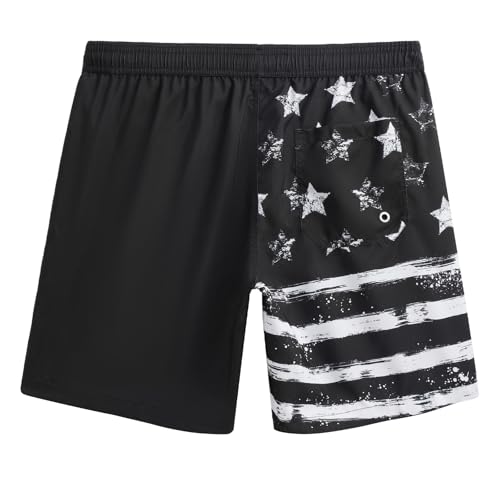 Image of maamgic Mens Swim Trunks Quick Dry Swim Shorts with Mesh Lining Funny Swimwear Bathing Suits 7inch