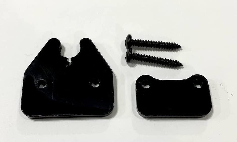 TACCOMCompatible Sun Visor Clips(2) for Dodge Ram 2019 and Newer Trucks--Patent Pending, black