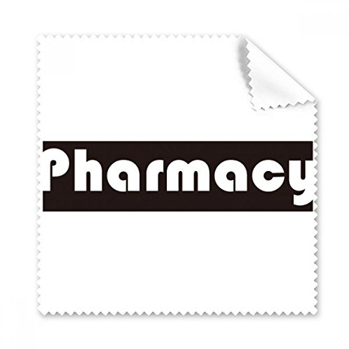 Chiffon de nettoyage pharmacie noir pour lunettes et écrans 5pcs