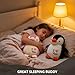 HWD 8.7 Inch Soft Stuffed Penguin Dolls, Stuffed Animals Toys, Gifts for Kids Toddlers Birthday Christmas Day (Black)