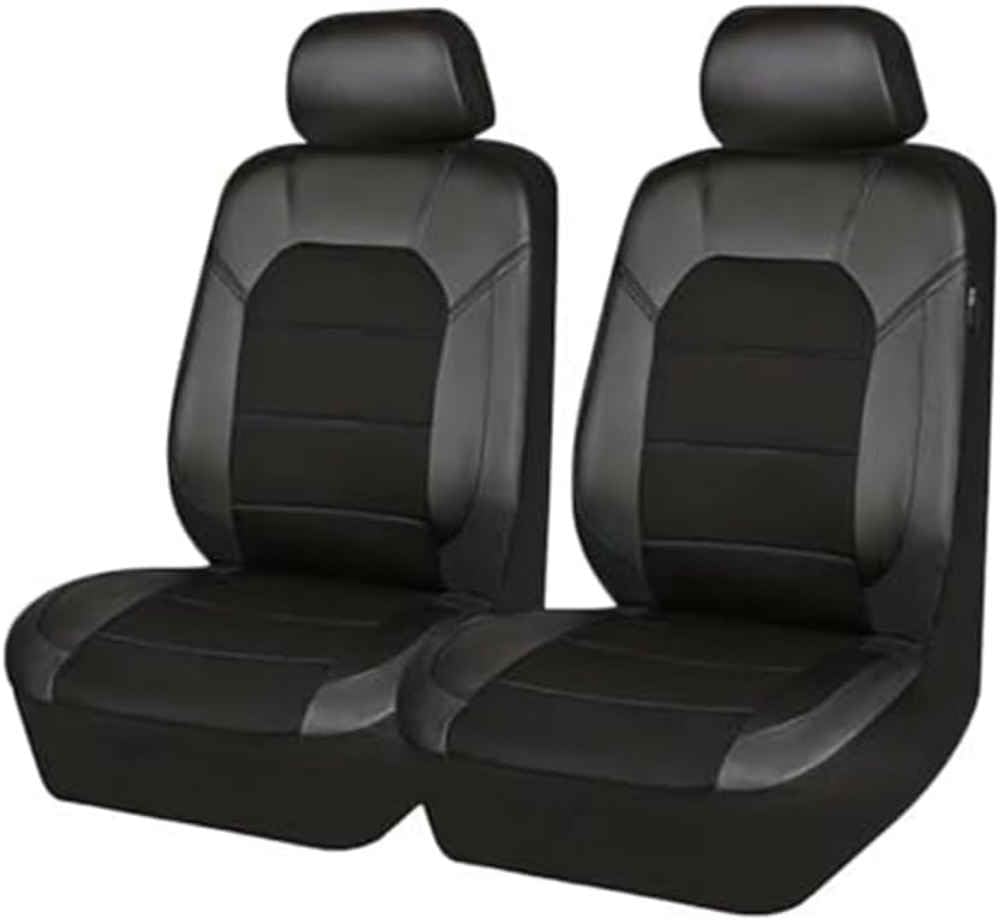 YNDLHXC Car Seat Covers for Opel Mokka, Front Upholstery Protectors Breathable Automobile Cushion Automotive Shields,normal-Black