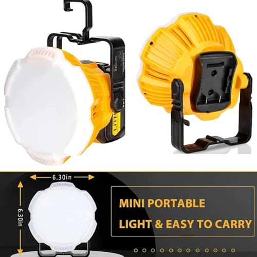 Lampe de camping LED robuste et antichoc avec éclairage extérieur basse consommation - 4