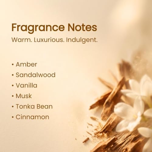 Image of Bath & Blossoms Regal Elegance Shower Gel | Warm Amber & Musk | Rich Foaming Lather | Aloe Vera & Vitamin E | Hydrating Gentle formula suitable for all skin types | 100% Paraben Free & Vegan | Premium Body Care