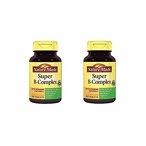 Nature Made Super B Complex Tablets, 160 Count ( Pack of 2)
