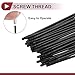 RATCHROLL 38 Set 14G Bicycle Spoke 283mm Bike Wheel Spoke Carbon Steel Black