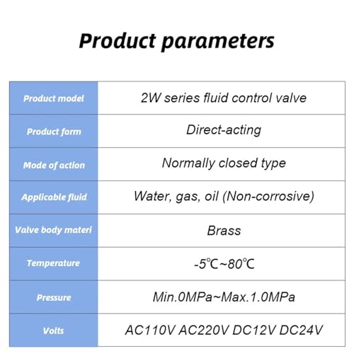Válvula solenoide normalmente cerrada para agua aceite aire AC220V 3/4 4