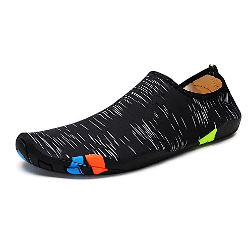 Padgene Scarpe d'Acqua per Uomo e Donna ad Asciugatura Rapida Scarpe Acquatiche Unisex per Nuoto, Yoga, Spiaggia, Corsa, Snorkeling, Surf, Immersioni