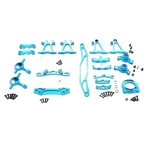 Suspension TT02 en aluminium bleu de qualité supérieure pour modélisme mécanique 1/10