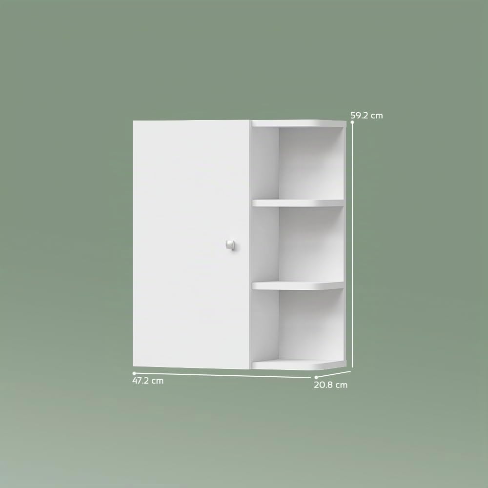 Livinity Armario de baño Fucino, Blanco, 47.2 x 59.2 cm