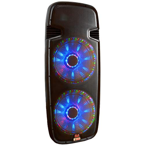 Professional DJ System - Mixtrack Pro FX DJ Controller - Serato DJ Lite Software - Lighted Powered Dual 15\" DJ Speakers - 4000 Watts