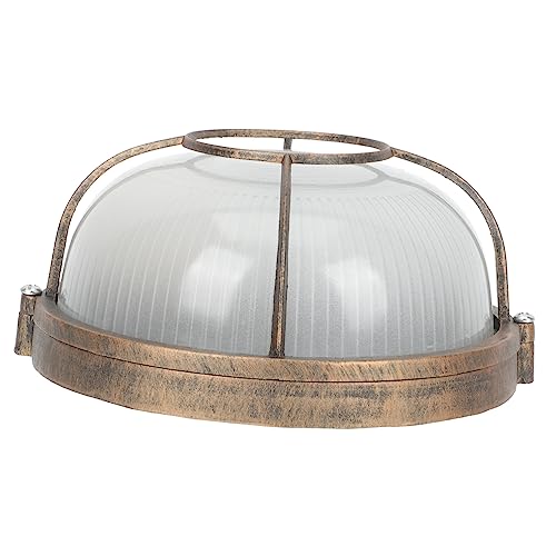 Uonlytech Accesorio Luz Mamparo Diseño Luz Sauna Luz Pared Mamparo Bombillas LED Luces Poste Al Aire Libre Accesorio Iluminación Industrial Jardín Accesorios