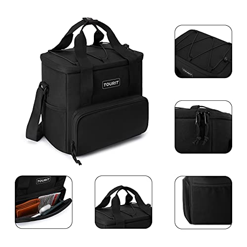 Image of TOURIT Small Soft Cooler Bag Insulated, 24 /35 /46-Can Lunch Cooler Bag, Ice Chest, 14.6 /24 /32L Leakproof & Portable Coolers for Picnic, Beach, Camping, Work, Travel, Trip