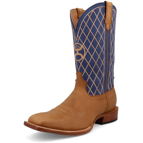 Image of Twisted X Men's Square Toe Leather Western Hooey Boot