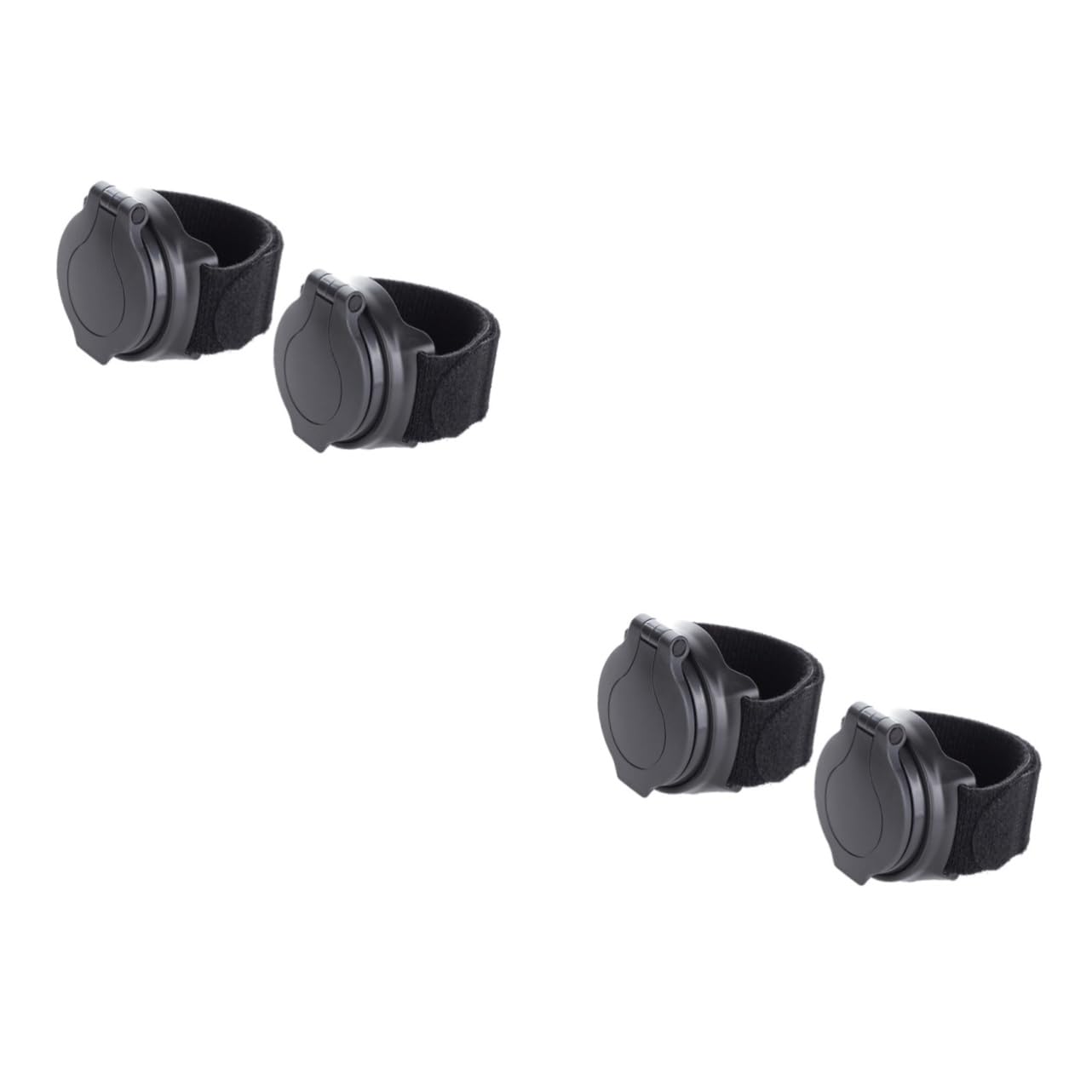 Yardwe 2 Set Di Specchietti Retrovisori Per Bici Da Ciclismo Da Indossare Polso Di Sicurezza 2 Pezzi*2