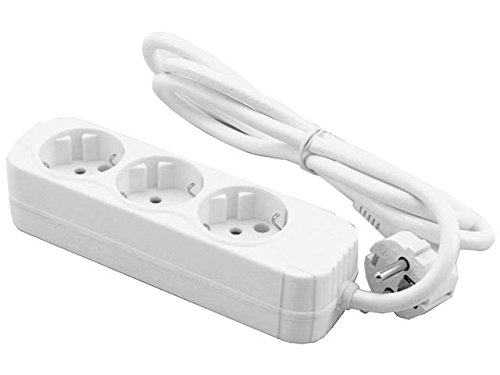 MediaRange Regleta con 3 ranuras MRCS201 blanco Cover