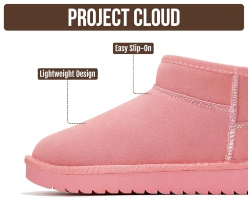 Image of Project Cloud Genuine Leather Ankle Boots for Women - Water Resistant with Memory Foam Insole Winter Boots - Trending Shoes & Comfortable Women's Ankle Boots (Hippy)