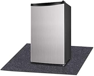 Refrigerators Mat，Multifunctional home appliance mat—Absorbent/Waterproof，Protect refrigerators and floors, Under Refrigerators Mat，Non-slip Backing，Washable (36" x 36")