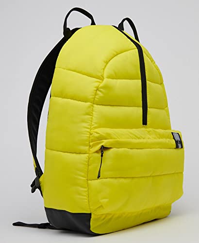Superdry Womens Puffer Middle Zip Montana Rucksack, Padded Design, Middle Zip Lemon Tonic Size One Size #TOP2