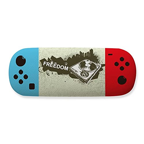 Boîtier de lunettes gamer rigide et antichoc motif graffiti