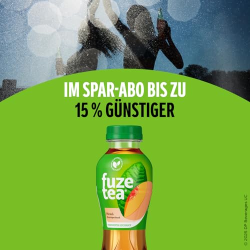 ideal für sommerliche Erfrischung. - Detailansicht von Fuze Tea Pfirsich Tee Schnäppchen – Dealfoxx.de