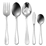 Oneida Flight Casual Serving Set, 18/0 Stainless, 5 Piece Set