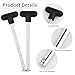 Motroce 4Pcs Weight Stack Pin, Gym Pin Heavy Duty Weight Machine Pin Tensile 3/8 Inch Diameter 6 Inch Locking Space Universal Weight Selector Pin for Home Gym Exercise Machine Accessories