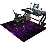 Facile à Nettoyer: Tapis de protection pour les sols sur peuvent être aspirés directement ou mis dans la machine à laver, vous pouvez également nettoyer facilement des zones localisées. Lorsqu'il n'est pas utilisé, Tapis pour chaise de bureau peut être facilement plié et rangé et ne produira pas de plis. Nos tapis de protection de sol sont testés à maintes reprises pour, Un matériau de haute qualité rend le tapis gaming sol plus résistant à l'usure que la PVC tapis transparent protection.