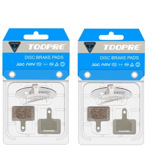 Pastillas de freno de disco para bicicleta, resina de montaña, cobre, semimetal, resina hidráulica, pastillas de freno de disco para M395 M355 M446 M315 (2 unidades) Cover