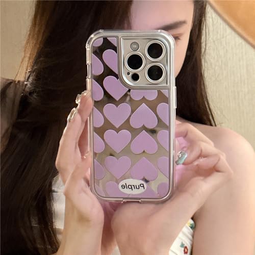 Coque iPhone 12 Pro Max miroir antichoc rose souple