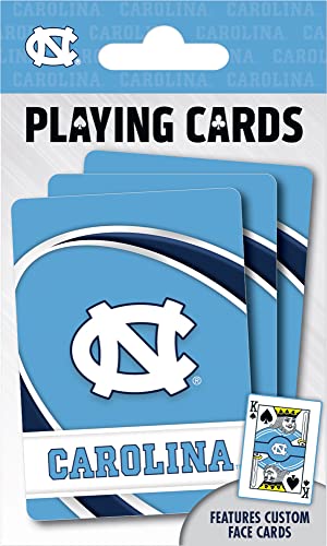 Image of MasterPieces Family Games - NCAA UNC Tar Heels Playing Cards - Officially Licensed Playing Card Deck for Adults, Kids, and Family