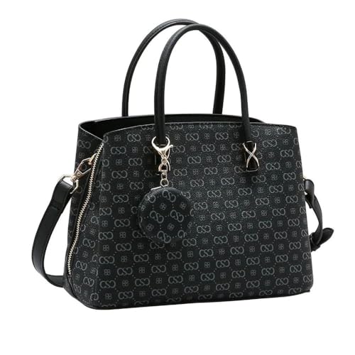 Bolsa Tendência Atual Monograma Elegance Chenson - Preto 3485407