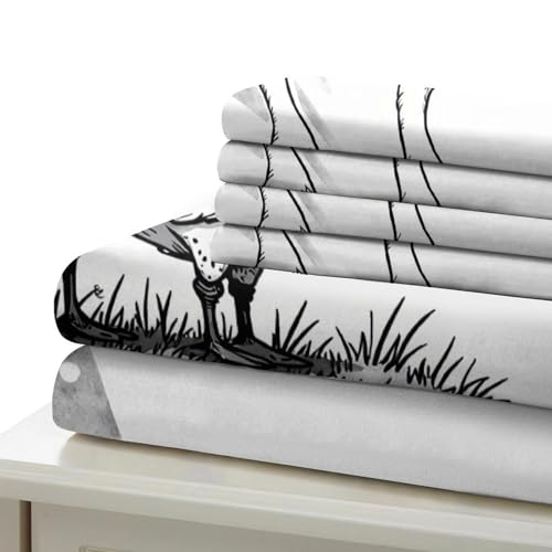 Housse de couette oies 3D anti-acarien lit single microfibre résistante - 7