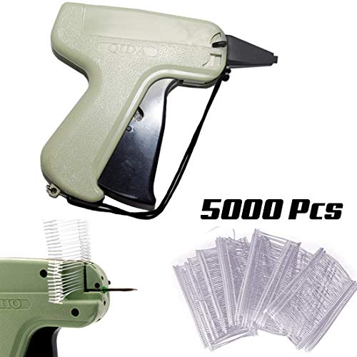 Pistolet textile WSS, pour étiquetage de produits - Pour vêtements, chaussettes, bonnets - Avec 5000 attaches de 7,6 cm