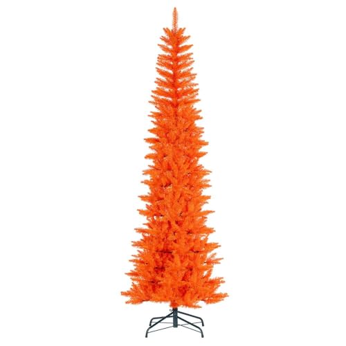 Vickerman 8.5' x 38' Orange Pencil Artificial...