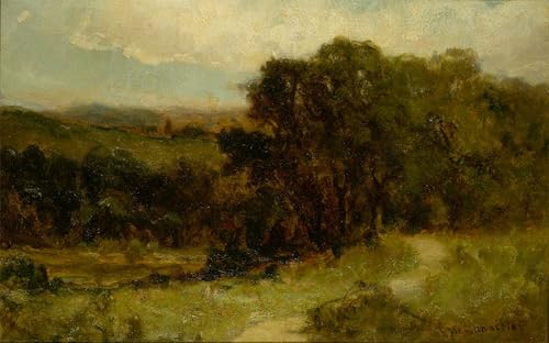 Peinture murale paysage Edward Mitchell Bannister pour grand salon