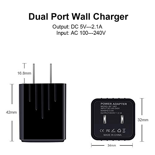 USB Type C Wall Charger Block Cube Fast Charging C Charger Cable Cord 6ft for Samsung Galaxy S22/S21/S21 Ultra/S21 Plus/S20/S20+/S10e/S9/S8/A10e/A20/A50/A71/Note 20/10/9,Google Pixel 5 4 3a,Moto G8 G7