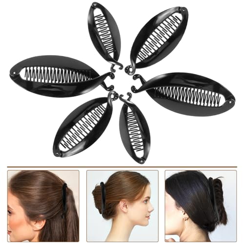 6 Unidades Clipe De Banana Ferramentas De Cabelo Banana Clip Cabelo Cacheado Clipes De Banana Grampo