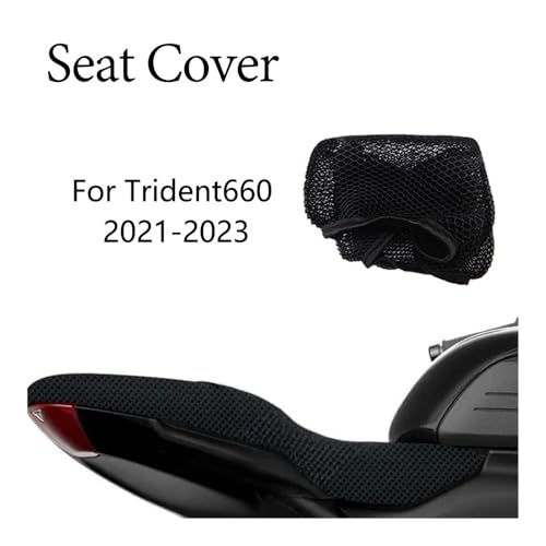 Funda de asiento para Trident 660 2021-2023 en malla transpirable 2